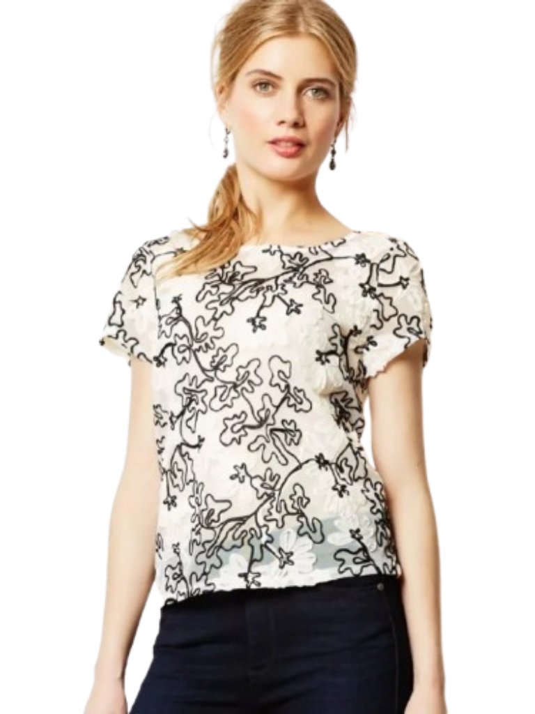 Anthropologie Meadow Rue Cherry Blossom Blouse
